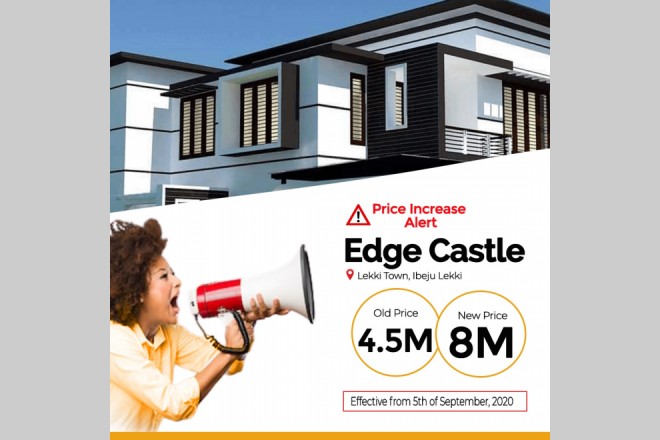 Castle Edge  Estate facing Dangote Jetty