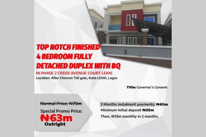 Top Notch finished 4 bedroom duplex